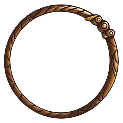 Bronze border